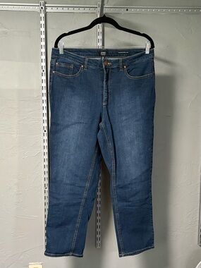 Jones New York Dark Blue Straight Leg Capris